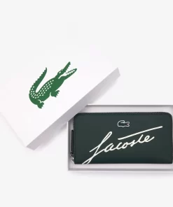 Lacoste Geldbörsen & Kleinlederwaren>L.12.12 Brieftasche Mit Signatur Sinople Farine L67