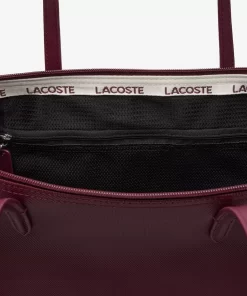 Lacoste Taschen>L.12.12 Grose Tote Bag Aus Bedrucktem Canvas Zin Farine M60