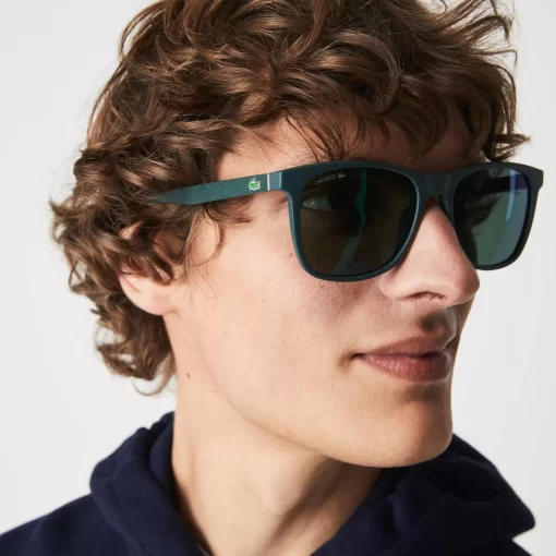 Lacoste Sonnenbrillen>L.12.12 Sonnenbrille Mit Eckigem Rahmen Matte Green 315