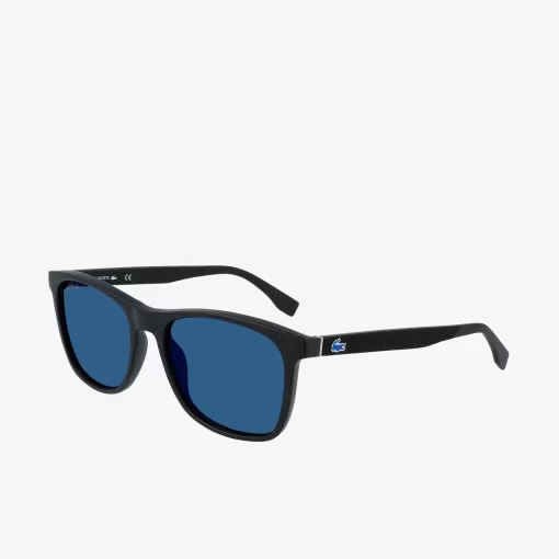 Lacoste Sonnenbrillen>L.12.12 Sonnenbrille Mit Eckigem Rahmen Black / Blue / Black 001