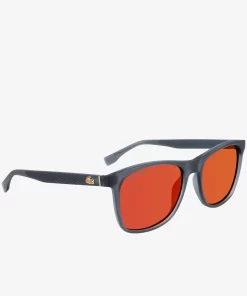 Lacoste Sonnenbrillen>L.12.12 Sonnenbrille Mit Eckigem Rahmen Matte Silver 035