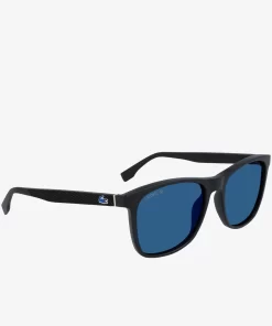 Lacoste Sonnenbrillen>L.12.12 Sonnenbrille Mit Eckigem Rahmen Black / Blue / Black 001