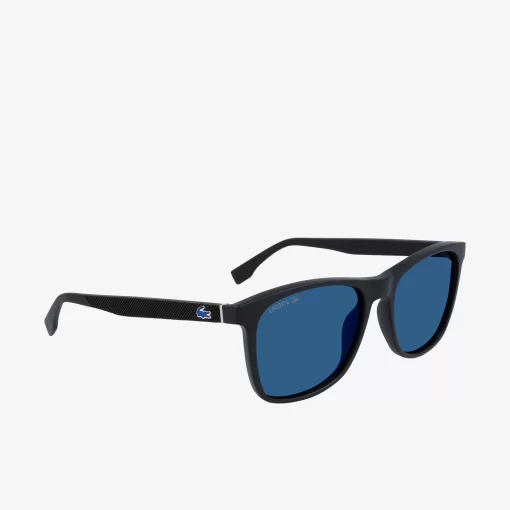 Lacoste Sonnenbrillen>L.12.12 Sonnenbrille Mit Eckigem Rahmen Black / Blue / Black 001