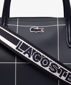 Lacoste Taschen>L.12.12 Xxl Tote Bag Aus Kartiertem, Beschichtetem Canvas Abimes Farine K46