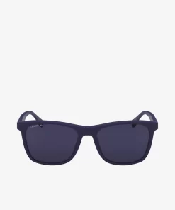 Lacoste Sonnenbrillen>L. 12.12 Rechteckige Premium-Sonnenbrille Blue Matte 424