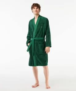 Lacoste Heimtextilien>L Fashion Show Kimono-Bademantel Aus Frottee Green G20