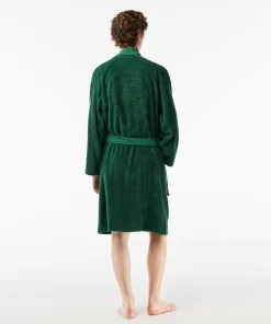 Lacoste Heimtextilien>L Fashion Show Kimono-Bademantel Aus Frottee Green G20