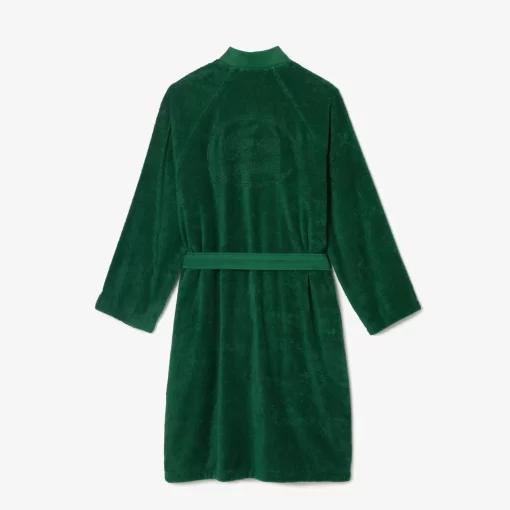 Lacoste Heimtextilien>L Fashion Show Kimono-Bademantel Aus Frottee Green G20