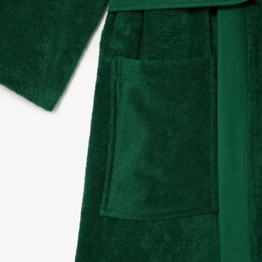 Lacoste Heimtextilien>L Fashion Show Kimono-Bademantel Aus Frottee Green G20