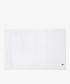 Lacoste Heimtextilien>L Lecroco Badvorleger Aus Baumwolle White N01