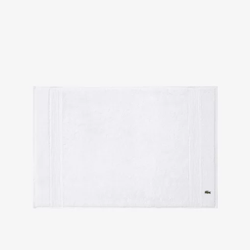 Lacoste Heimtextilien>L Lecroco Badvorleger Aus Baumwolle White N01