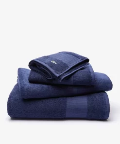 Lacoste Heimtextilien>L Lecroco Handtuch Aus Baumwolle Navy B02