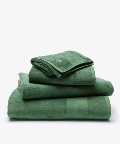 Lacoste Heimtextilien>L Lecroco Handtuch Aus Baumwolle Green G20