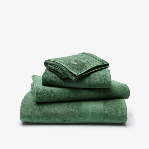 Lacoste Heimtextilien>L Lecroco Handtuch Aus Baumwolle Green G20