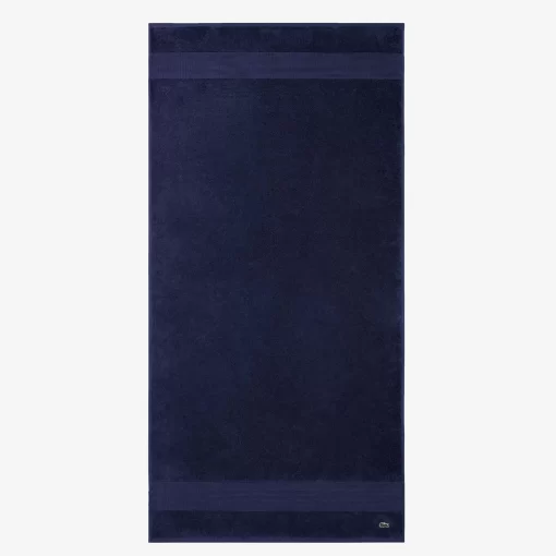 Lacoste Heimtextilien>L Lecroco Handtuch Aus Baumwolle Navy B02