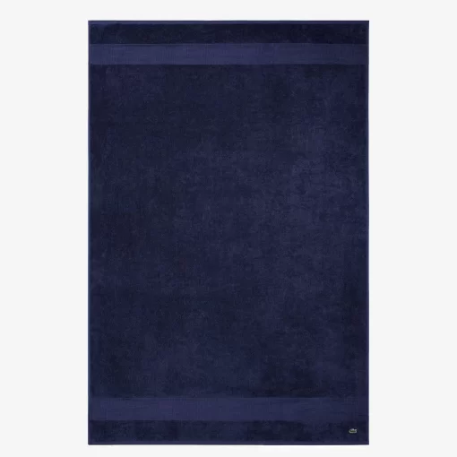 Lacoste Heimtextilien>L Lecroco Handtuch Aus Baumwolle Navy B02