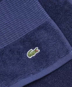 Lacoste Heimtextilien>L Lecroco Handtuch Aus Baumwolle Navy B02