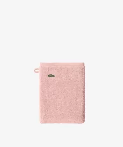 Lacoste Heimtextilien>L Lecroco Waschlappen Aus Baumwolle White/Pink R22