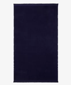 Lacoste Heimtextilien>L Rythme Fouta Aus Gestreiftem Baumwoll-Jacquard Navy B02