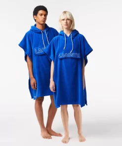 Lacoste Heimtextilien>L Wave Sportlicher Strand-Poncho Royal Blue B18