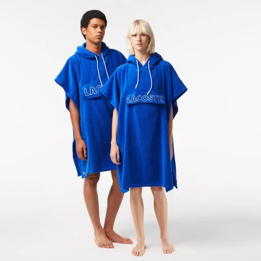 Lacoste Heimtextilien>L Wave Sportlicher Strand-Poncho Royal Blue B18