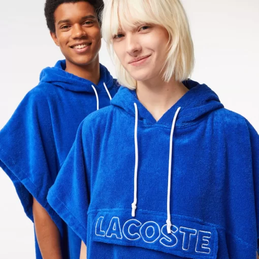 Lacoste Heimtextilien>L Wave Sportlicher Strand-Poncho Royal Blue B18