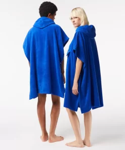 Lacoste Heimtextilien>L Wave Sportlicher Strand-Poncho Royal Blue B18