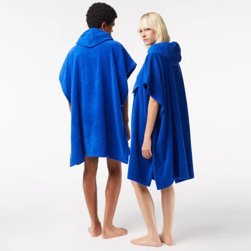 Lacoste Heimtextilien>L Wave Sportlicher Strand-Poncho Royal Blue B18