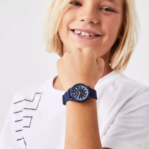 Lacoste Accessoires> 12.12 3-Zeiger Kinderuhr Mit Silikonband Blau 000