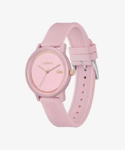 Lacoste Uhren> 12.12 Go Dreizeigeruhr Aus Zartrosafarbenem Silikon Rosa 000