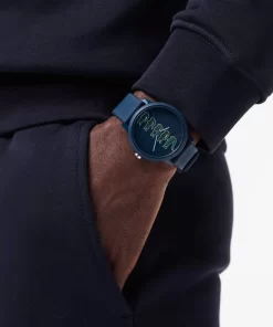 Lacoste Uhren> 12.12 Holiday Dreizeigeruhr Aus Silikon Blau 000