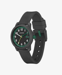 Lacoste Accessoires> 12.12 Kinderuhr Mit Schwarzem Silikonband Schwarz 000