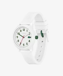 Lacoste Accessoires> 12.12 Kinderuhr Mit Weisem Silikonband Weis 000