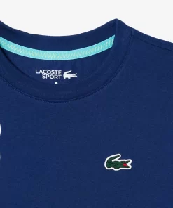 Lacoste Jungenkleidung> Baumwoll-Jersey Tennis T-Shirt Navy Blau F9F