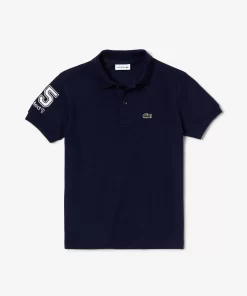 Lacoste Jungenkleidung> Club Med Kinder Polo Navy Blau 166