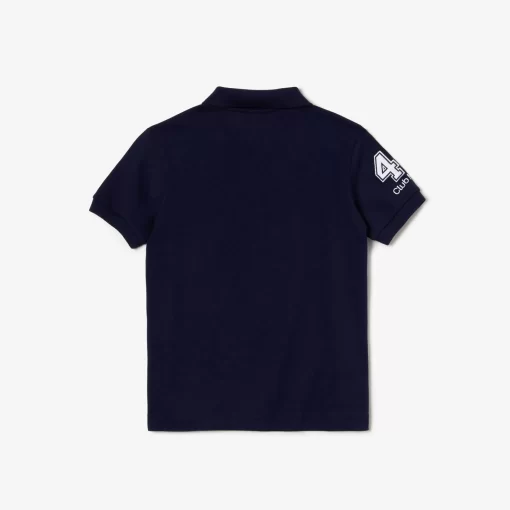 Lacoste Jungenkleidung> Club Med Kinder Polo Navy Blau 166