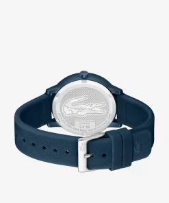 Lacoste Uhren> Move 12.12 Dreizeigeruhr Aus Navyfarbenem Silikon Blau 000