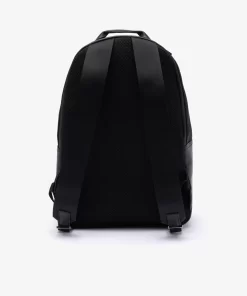 Lacoste Rucksäcke> Practice Rucksack Aus Beschichtetem Leder Black 000