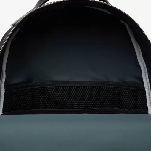 Lacoste Rucksäcke> Practice Rucksack Aus Beschichtetem Leder Black 000