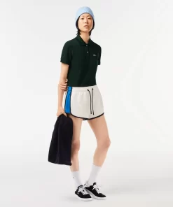 Lacoste Poloshirts> Regular Fit Damen-Poloshirt Aus Weichem Petit Pique Sinople Grun Yzp