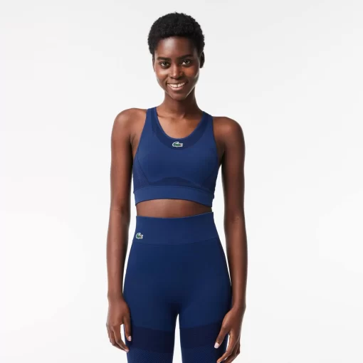 Lacoste Fitnessstudio & Training> Sport Stretch-Bh Navy Blau F9F