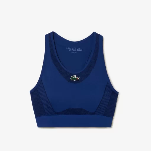 Lacoste Fitnessstudio & Training> Sport Stretch-Bh Navy Blau F9F