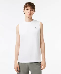 Lacoste Fitnessstudio & Training> Sport X Daniil Medvedev Tank Top Weis 001