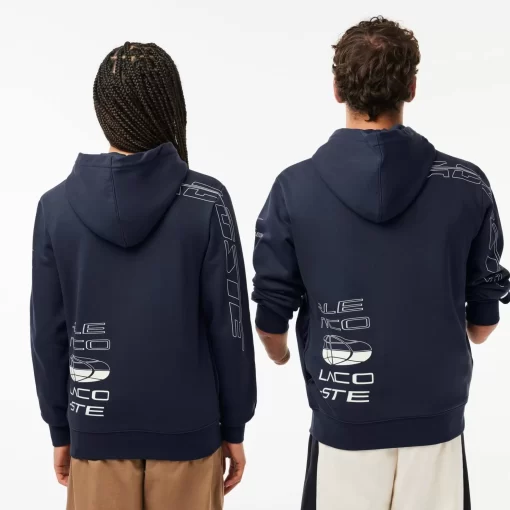 Lacoste Sportbekleidung> Sport X Theo Curin Baumwoll-Sweatshirt Blau Kxe