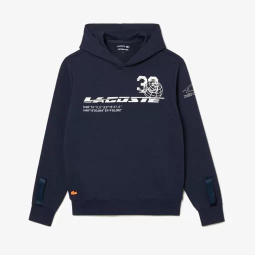 Lacoste Sportbekleidung> Sport X Theo Curin Baumwoll-Sweatshirt Blau Kxe