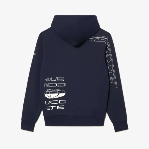 Lacoste Sportbekleidung> Sport X Theo Curin Baumwoll-Sweatshirt Blau Kxe