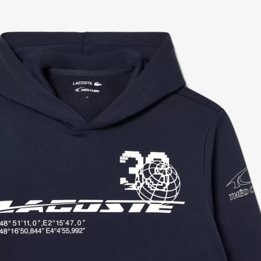 Lacoste Sportbekleidung> Sport X Theo Curin Baumwoll-Sweatshirt Blau Kxe