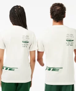 Lacoste Sportbekleidung> Sport X Theo Curin T-Shirt Aus Jersey Weis 70V