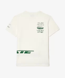 Lacoste Sportbekleidung> Sport X Theo Curin T-Shirt Aus Jersey Weis 70V