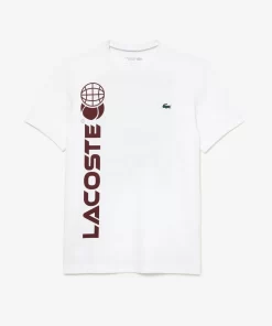 Lacoste Tennis> Tennis X Daniil Medvedev T-Shirt In Regular Fit Weis 001